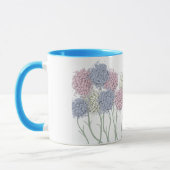 Hübsche Pastel-farbige Blume Tasse (Links)
