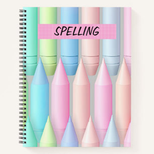 HÜBSCHE PASTEL-FARBKRAYONEN NOTIZBLOCK