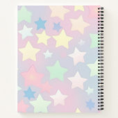 HÜBSCHE PASTEL-FARBSTARTEN NOTIZBLOCK (Rückseite)