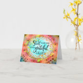 Hübsche Pastel Grateful Herz Karte (Gelbe Blume)