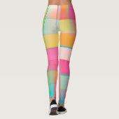 Hübsche Pastel kolored Weaved Leggings (Rückseite)