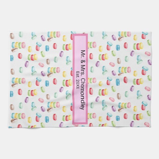 Hübsche Pastel Macaron Küchentücher (Horizontal)