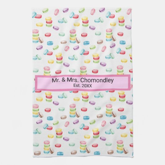 Hübsche Pastel Macaron Küchentücher (Vertikal)