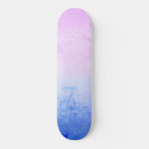Hübsche Pastel Marble Ombre Lavender Pink Blau