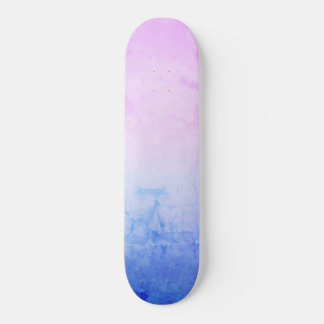 Hübsche Pastel Marble Ombre Lavender Pink Blau Skateboard