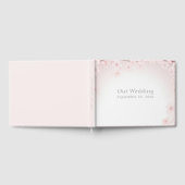 Hübsche Pastel Pink Cherry Blossom Hochzeit Gästebuch (Voll)