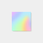 Hübsche Pastel Rainbow Blur Post-it Klebezettel (Vorderseite)