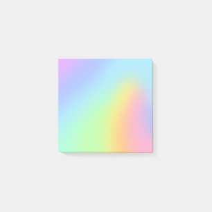 Hübsche Pastel Rainbow Blur Post-it Klebezettel