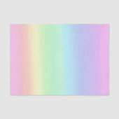 Hübsche Pastel Rainbow Gradient Seidenpapier (Vorderseite)