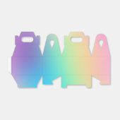 Hübsche Pastel Rainbow Gradient Wedding Geschenkschachtel (Ungefaltet)