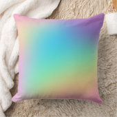 Hübsche Pastel Rainbow Gradient Wedding Kissen (Decke)