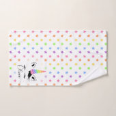 Hübsche Pastel Unicorn Badhandtuch Set (Handtuch)
