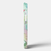 Hübsche Pastel Watercolor Blume Kunst, Dichtung un Case-Mate iPhone Hülle (Rückseite / Links)