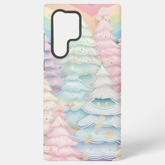 HÜBSCHE PASTELFARBENE WEIHNACHTEN SAMSUNG GALAXY HÜLLE (Rückseite)