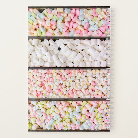 Hübsche Pastell Candies Niedlich Notizblock (Rückseite)