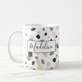 Hübsche Pastell Color Polka Dot Kaffee Tasse