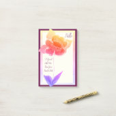 Hübsche Pastell Flower Post-it Klebezettel (Auf Schreibtisch)