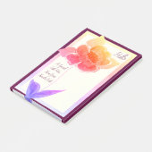 Hübsche Pastell Flower Post-it Klebezettel (angewinkelt)