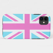 Hübsche Pastell-Gewerkschafts-Flagge iPhone 5 Case-Mate iPhone Hülle (Rückseite (Horizontal))