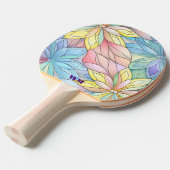Hübsche Pastell-Glasverkleidung Tischtennis Schläger (Vorderseite)