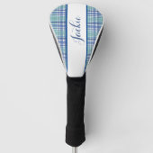 Hübsche Pastell Karierter Golf Head Cover Golf Headcover (Vorderseite)