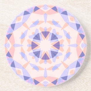 Hübsche Pastell Lila Peach Star Girls Decorative Getränkeuntersetzer