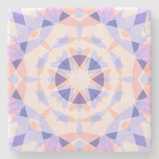 Hübsche Pastell Lila Peach Star Girls Decorative Steinuntersetzer