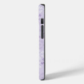 Hübsche Pastell Lila Schneeflocken Telefonzelle Case-Mate iPhone Hülle (Rückseite / Links)