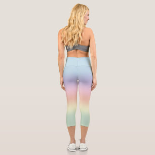Hübsche Pastell-Mischung Capri Leggings