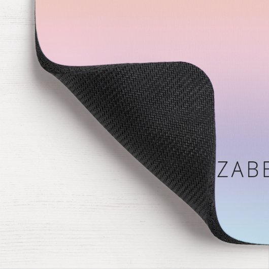 Hübsche Pastell-Mischung Personalisiert Mousepad (Ecke)