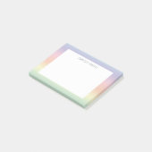 Hübsche Pastell-Mischung Post-it Klebezettel (angewinkelt)