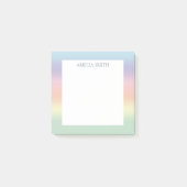 Hübsche Pastell-Mischung Post-it Klebezettel (Vorderseite)