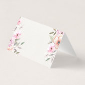 Hübsche Pastell-Petals-Tischnummern (Rückseite)