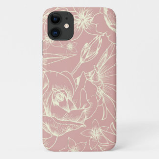 Hübsche Pastell-Rosa-Blume Case-Mate iPhone Hülle