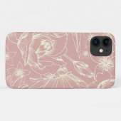 Hübsche Pastell-Rosa-Blume Case-Mate iPhone Hülle (Rückseite (Horizontal))
