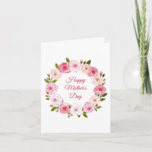 Hübsche Pastell Rose Kranz