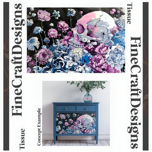 Hübsche Pastell- und Blumendecke Verlassen 145 Seidenpapier