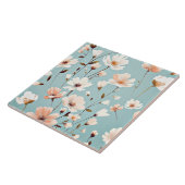 Hübsche Pastellblumenmuster, AI generiert, Fliese (Seite)