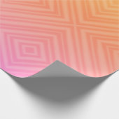 Hübsche Pastelle Hypnotic Diamond Moderner Pop Kun Geschenkpapier (Ecke)