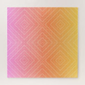 Hübsche Pastelle Hypnotic Diamond Moderner Pop Kun Puzzle (Horizontal)