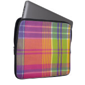 Hübsche Pastelle Kariert Laptopschutzhülle (Vorne Rechts)