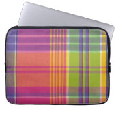 Hübsche Pastelle Kariert Laptopschutzhülle (Vorderseite)