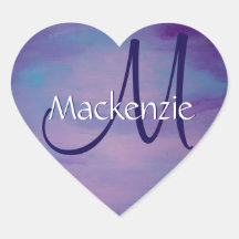 Hübsche Pastelle | Niedlich Pink Cloud Lila Blue S