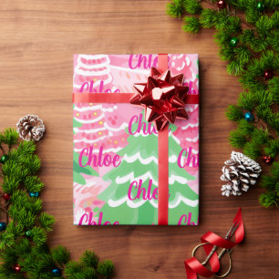 Hübsche Pastelle Personalisiert Geschenkpapier