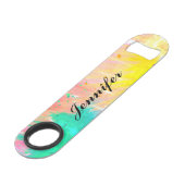 Hübsche Pastelle Speed Flaschenöffner (Vorderseite Schrägansicht)