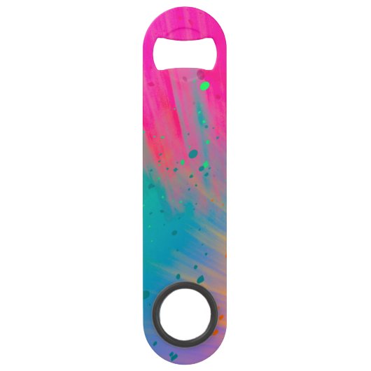 Hübsche Pastelle Speed Flaschenöffner (Rückseite)
