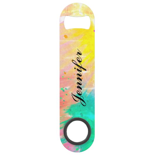 Hübsche Pastelle Speed Flaschenöffner (Vorderseite)