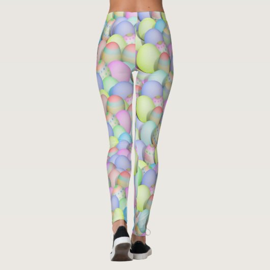 Hübsche Pastelleier Leggings (Rückseite)