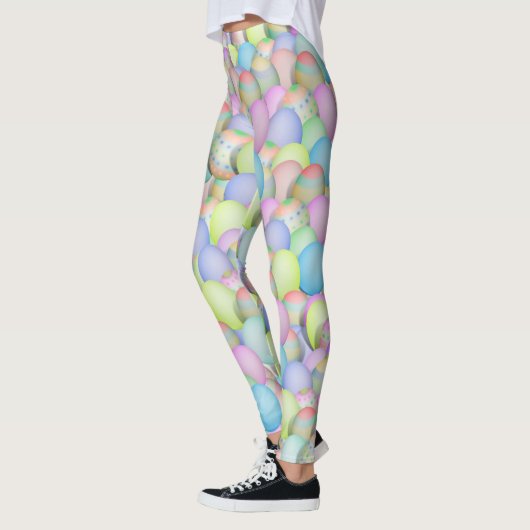 Hübsche Pastelleier Leggings (Links)