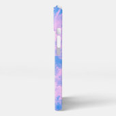 Hübsche Pastellfarbe personalisiert iPhone Hülle (Linke Seite)